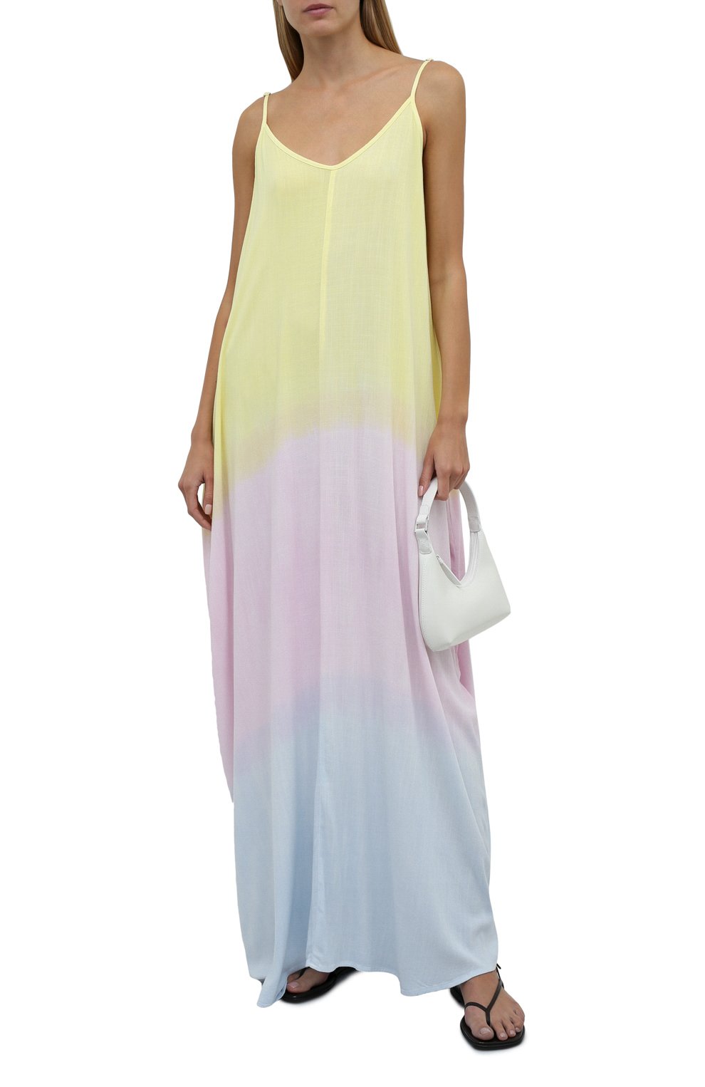 Платье из вискозы ELECTRIC AND ROSE разноцветного цвета по цене 26250 руб., арт. LFJP19-SUNSET, фото 3 Платье из вискозы ELECTRIC AND ROSE, арт. LFJP19-SUNSET, фото 3