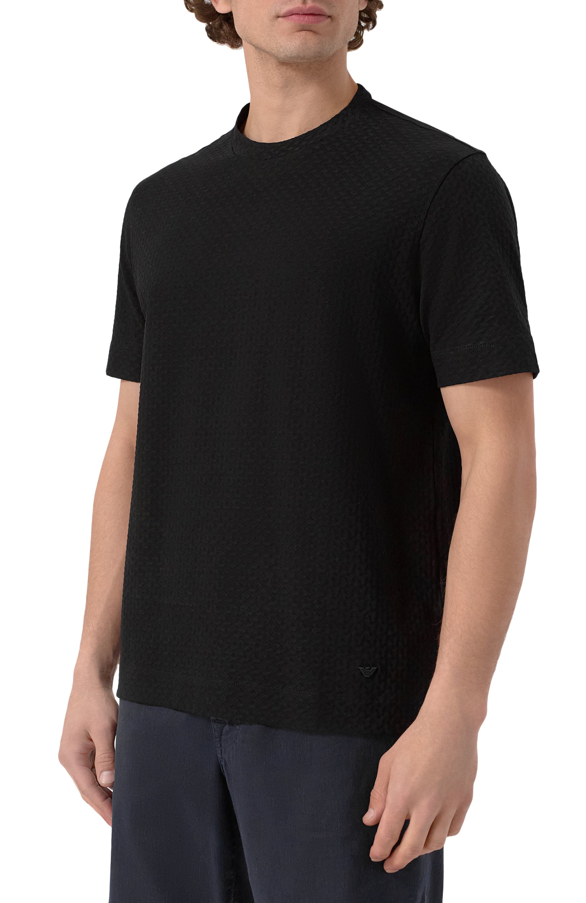 Хлопковая футболка EMPORIO ARMANI, арт. EM001289/AF10762, фото 3