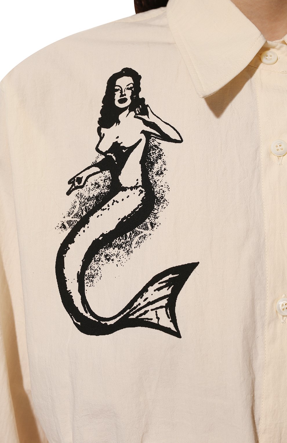 Хлопковая рубашка PRADA, арт. P457F-10M6-F0304-221, фото 5