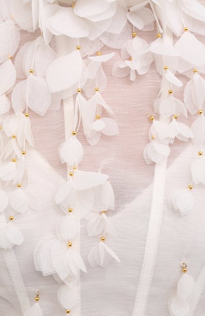 Блузка из льна и шелка ZIMMERMANN, арт. 1337TB0T, фото 5