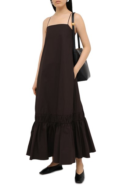 Хлопковое платье JIL SANDER, арт. JSPS500406-WS245100, фото 2