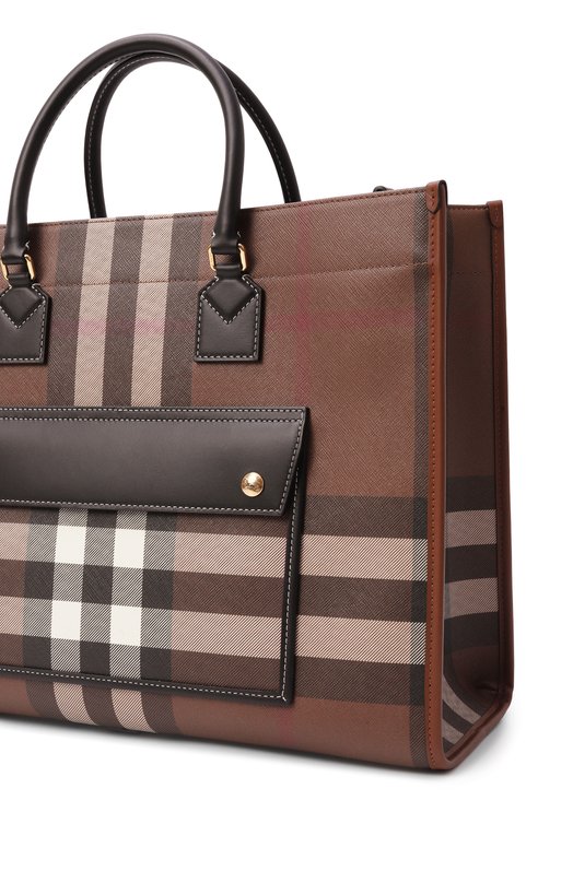 Сумка-тоут Freya medium Burberry 8112227 Коричневый  8112227 Фото 3