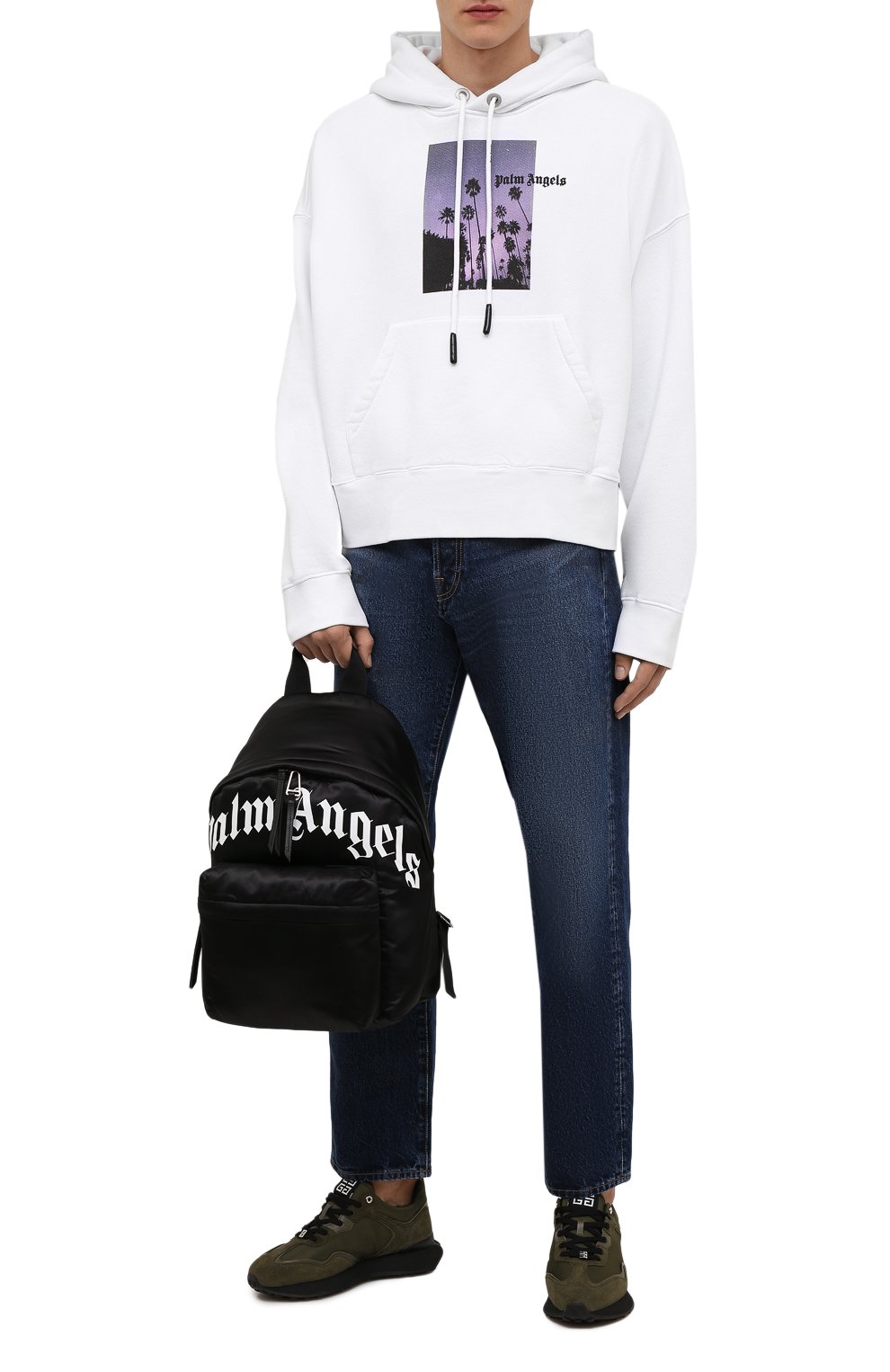 Текстильный рюкзак PALM ANGELS, арт. PMNB012F21LEA0011001, фото 3