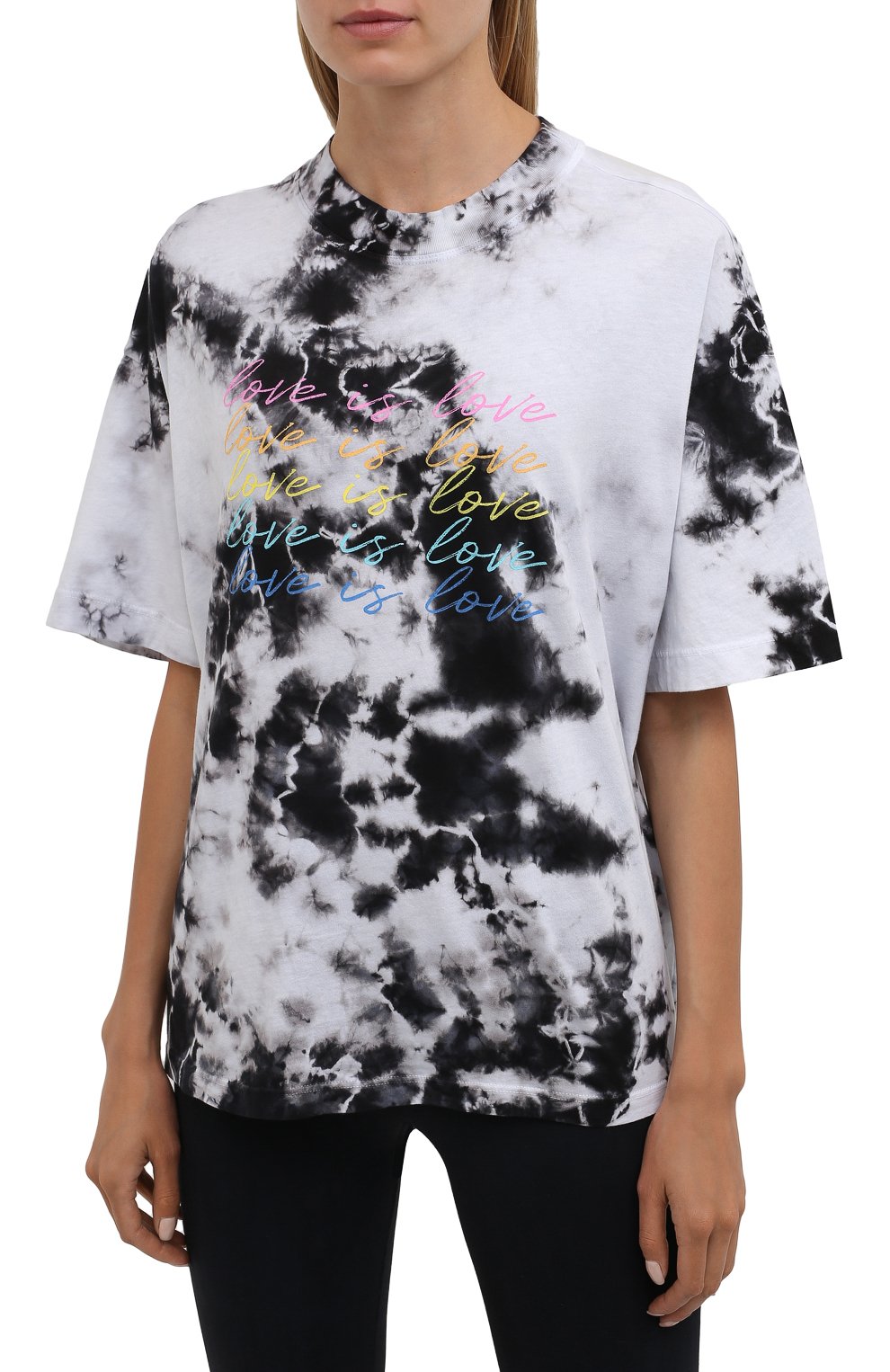 Хлопковая футболка ELECTRIC AND ROSE, арт. LFTP24-L0VE IS L0VE, фото 3