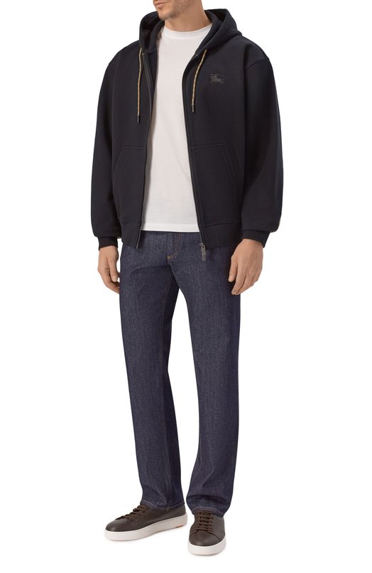 Хлопковая толстовка Burberry 8119052 Чёрный  8119052 Фото 2