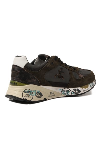 Комбинированные кроссовки mase PREMIATA хаки цвета по цене 30500 руб., арт. MASE/VAR4005, фото 5 Комбинированные кроссовки mase PREMIATA, арт. MASE/VAR4005, фото 5