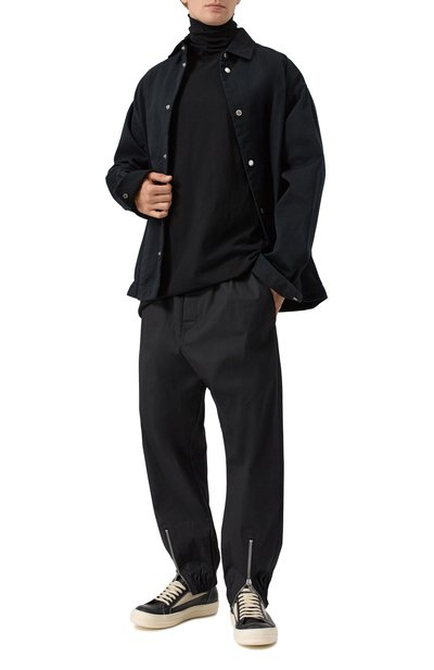 Хлопковая водолазка RICK OWENS, арт. RU02E1286/JA, фото 2