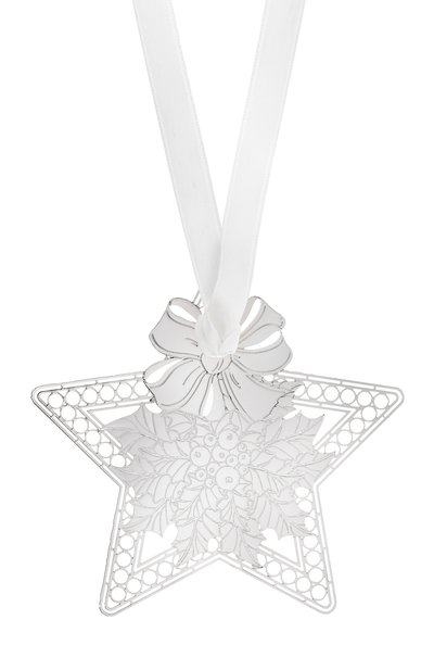 Елочная игрушка holly star CHRISTOFLE, арт. 04254653, фото 1