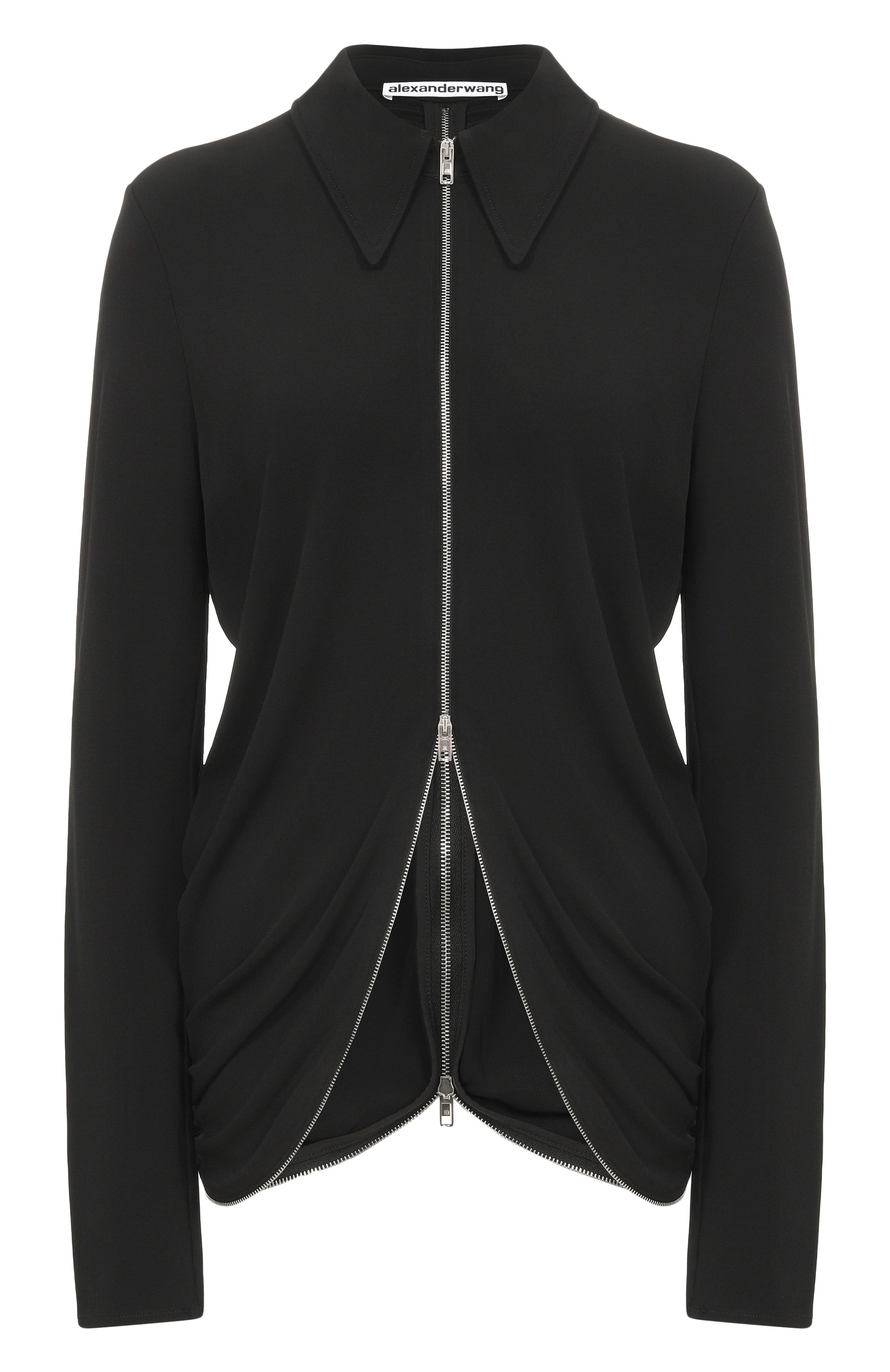 Кардиган из вискозы ALEXANDER WANG черного цвета по цене 89950 руб., арт. 1CC1261215, фото 1 Кардиган из вискозы ALEXANDER WANG, арт. 1CC1261215, фото 1