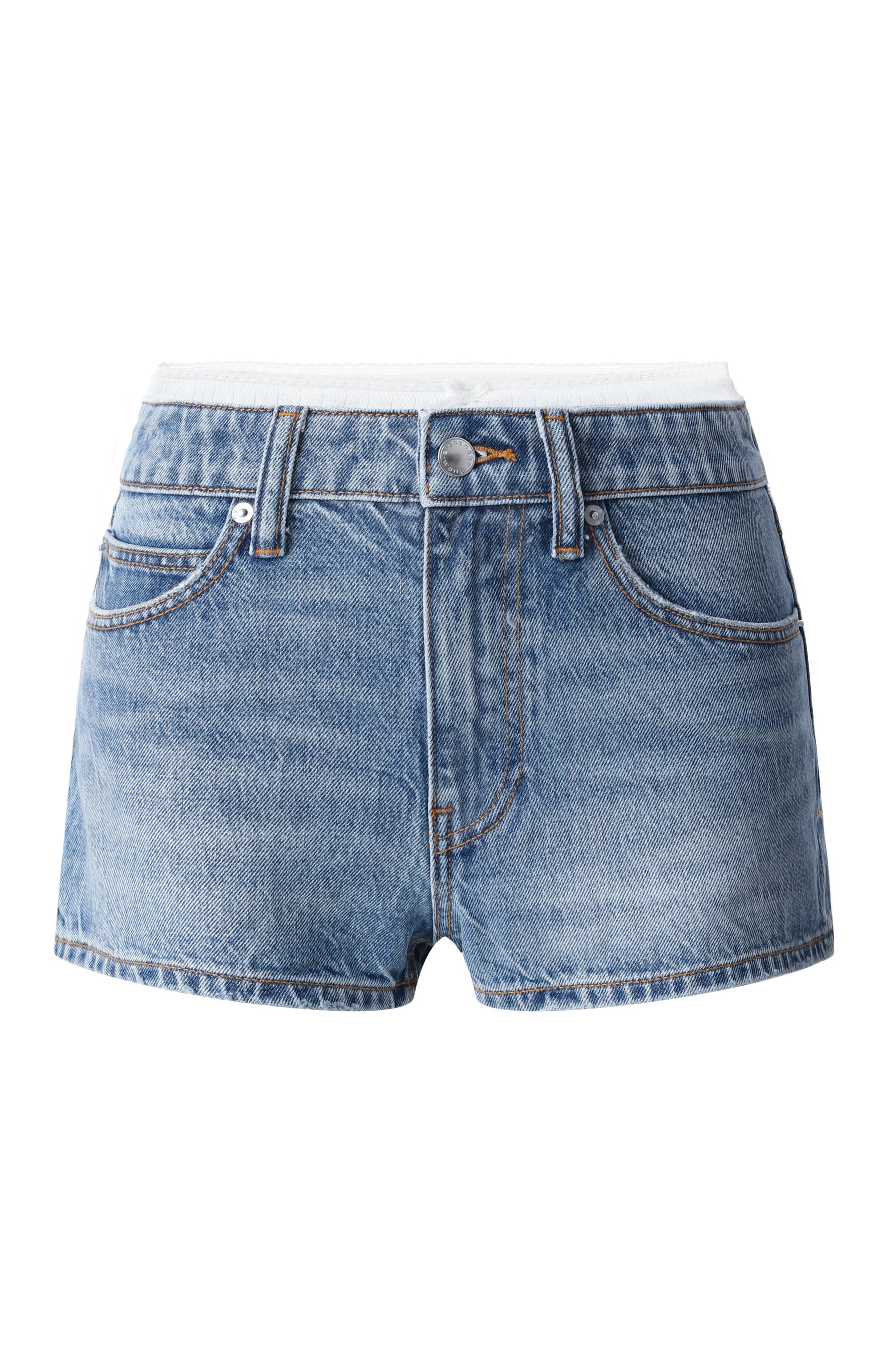 Джинсовые шорты ALEXANDER WANG, арт. 4DC1254521, фото 1