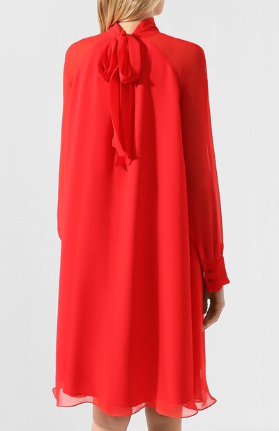 Платье KENZO красного цвета по цене 49950 руб., арт. FA52R01495AR, фото 4 Платье KENZO, арт. FA52R01495AR, фото 4