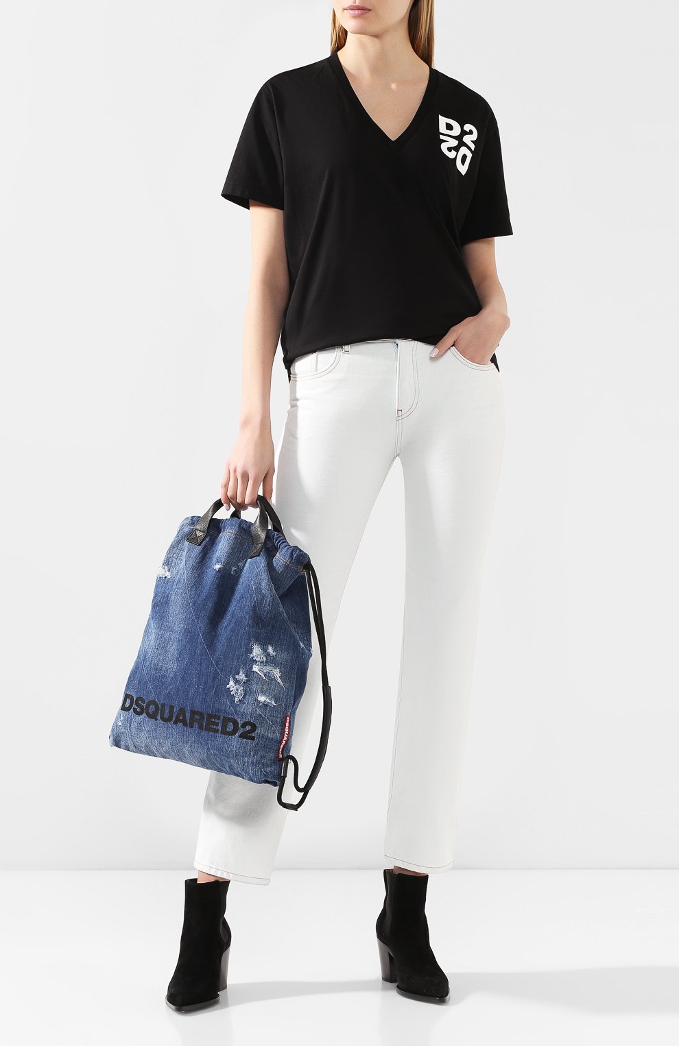 Хлопковая футболка DSQUARED2, арт. S75GD0075/S22427, фото 2
