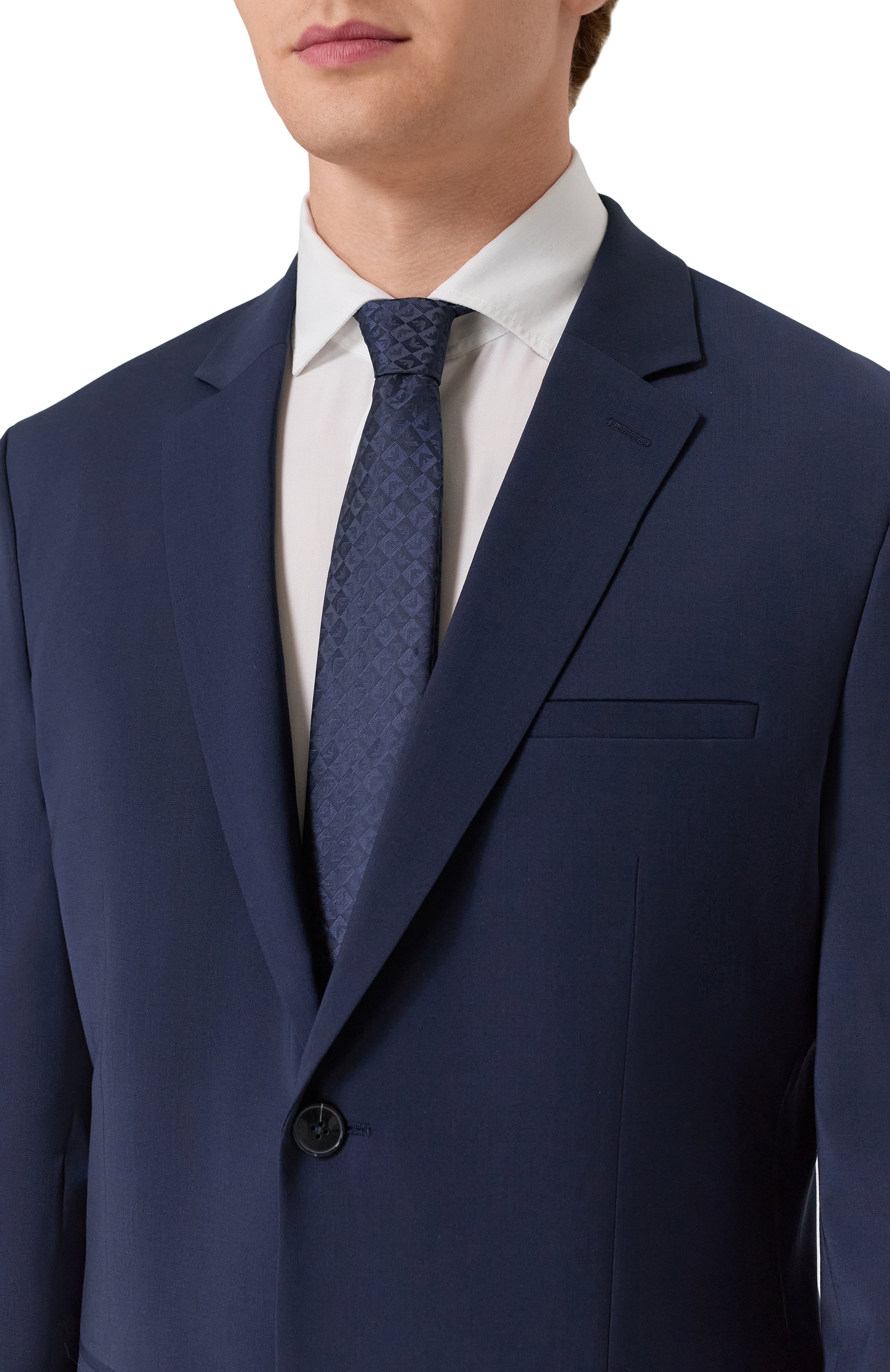 Шелковый галстук EMPORIO ARMANI, арт. 340075/2R612, фото 2