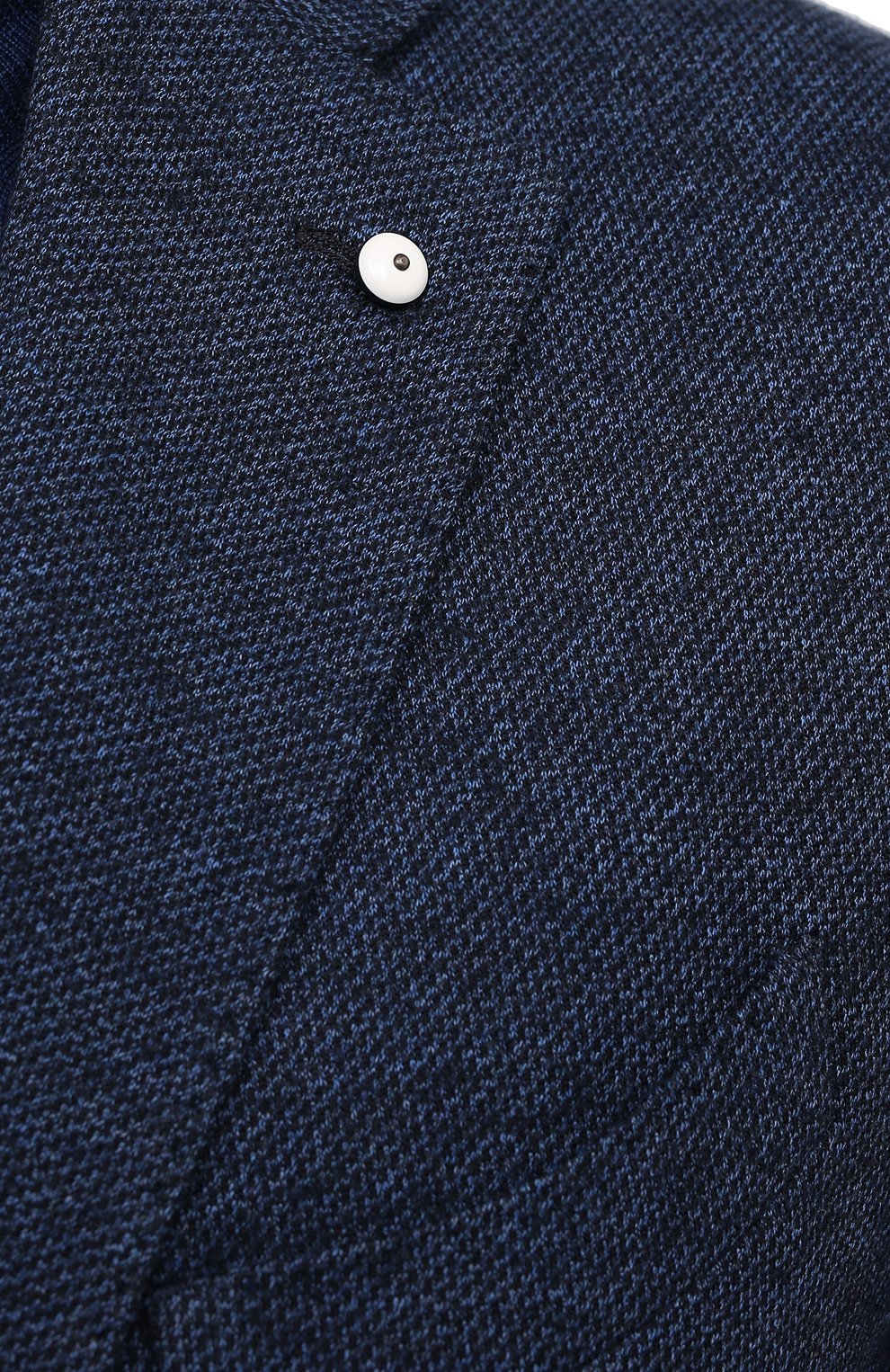 Однобортный пиджак L.B.M. 1911 темно-синего цвета по цене 84750 руб., арт. 2817/05119, фото 5 Однобортный пиджак L.B.M. 1911, арт. 2817/05119, фото 5