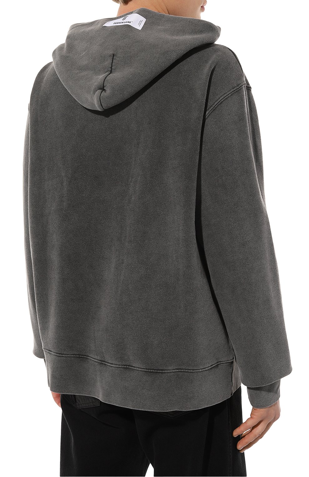 Хлопковое худи DIEGO VENTURINO, арт. DV FLH 0MS, фото 4