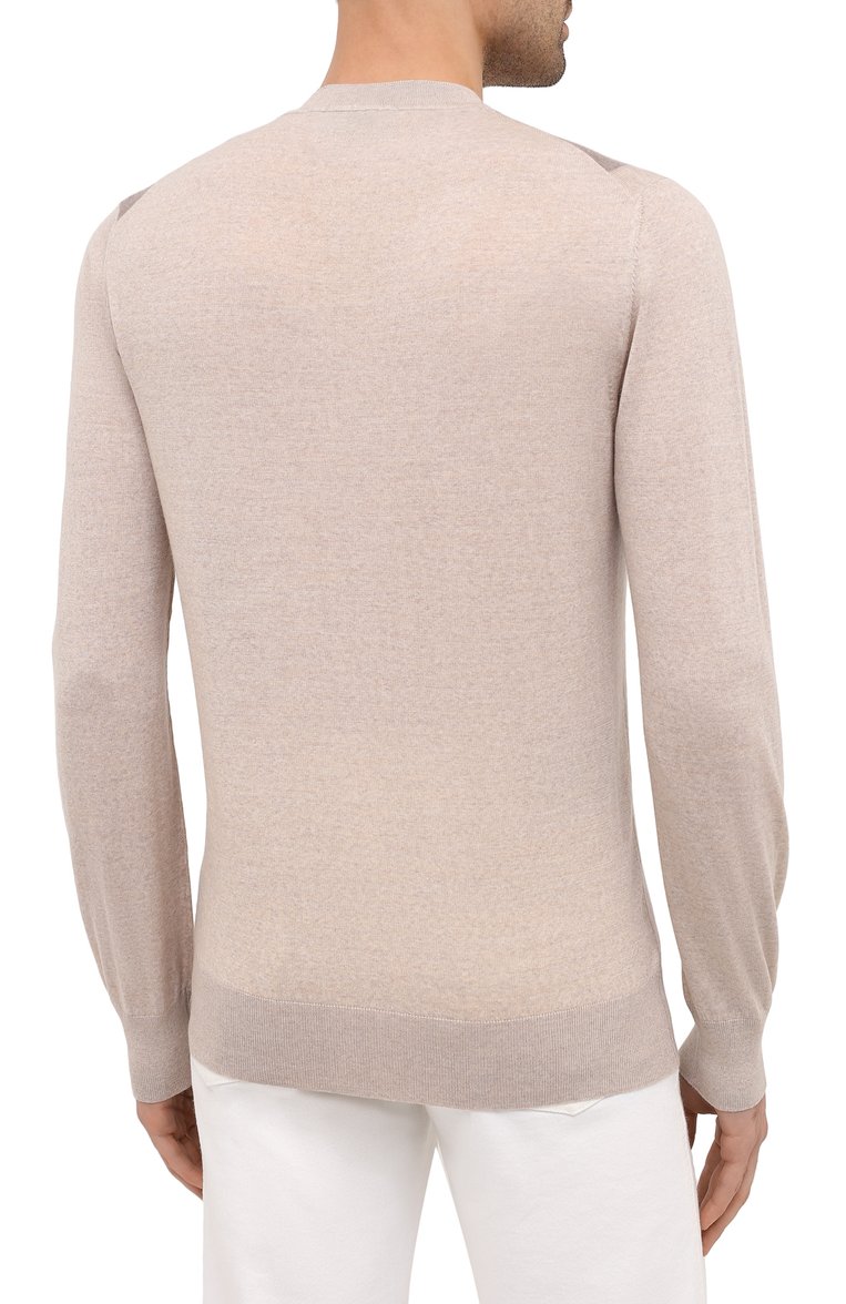 Джемпер из шерсти и шелка ZEGNA, арт. UVF99/110, фото 4