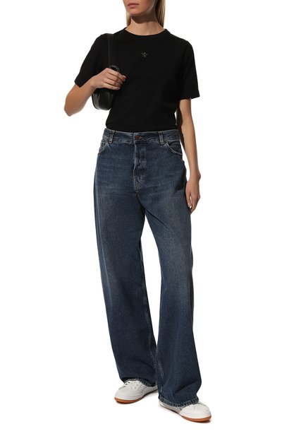 Хлопковая футболка LORENA ANTONIAZZI, арт. A2215TS24A/9999, фото 2