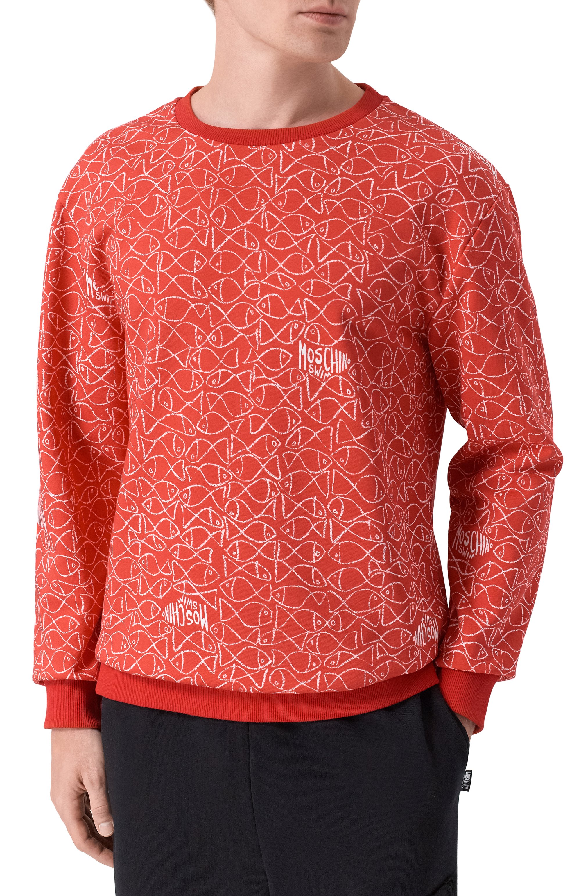 Хлопковый свитшот MOSCHINO, арт. A1701/9310, фото 3