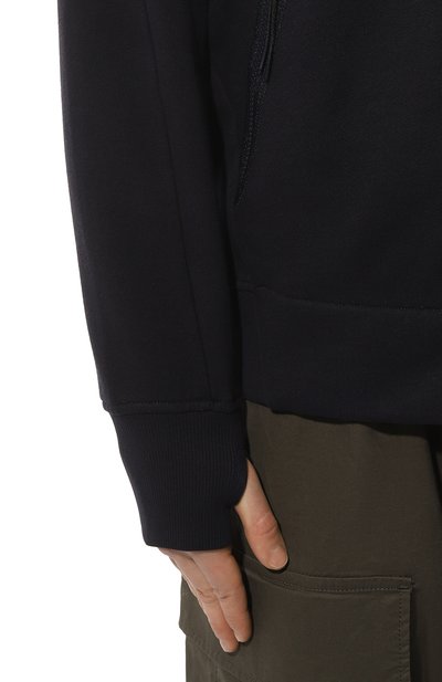 Хлопковая толстовка C.P. COMPANY темно-синего цвета по цене 32100 руб., арт. 16CMSS400A005086W, фото 5 Хлопковая толстовка C.P. COMPANY, арт. 16CMSS400A005086W, фото 5