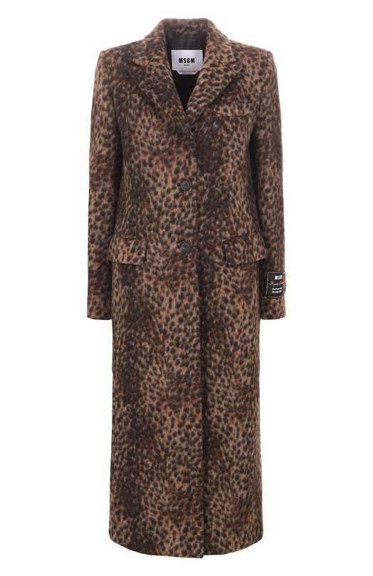 Пальто MSGM 3941MDC17/257609 Леопардовый 3941MDC17/257609