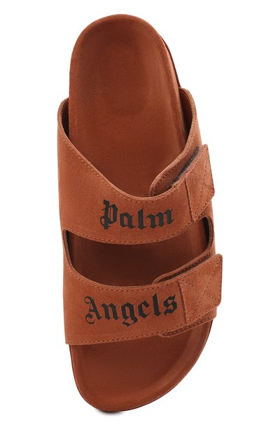 Замшевые шлепанцы PALM ANGELS, арт. PWIH001S21LEA0016410, фото 5