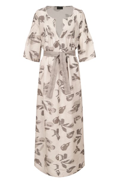 Женское льняное платье EMPORIO ARMANI, арт. EW004949/AF26966
