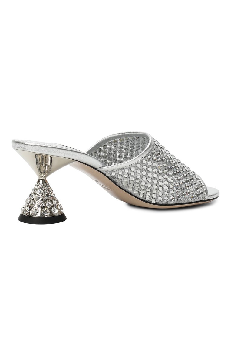 Текстильные мюли MIU MIU, арт. 5XX539-3LJ4-F0118, фото 3