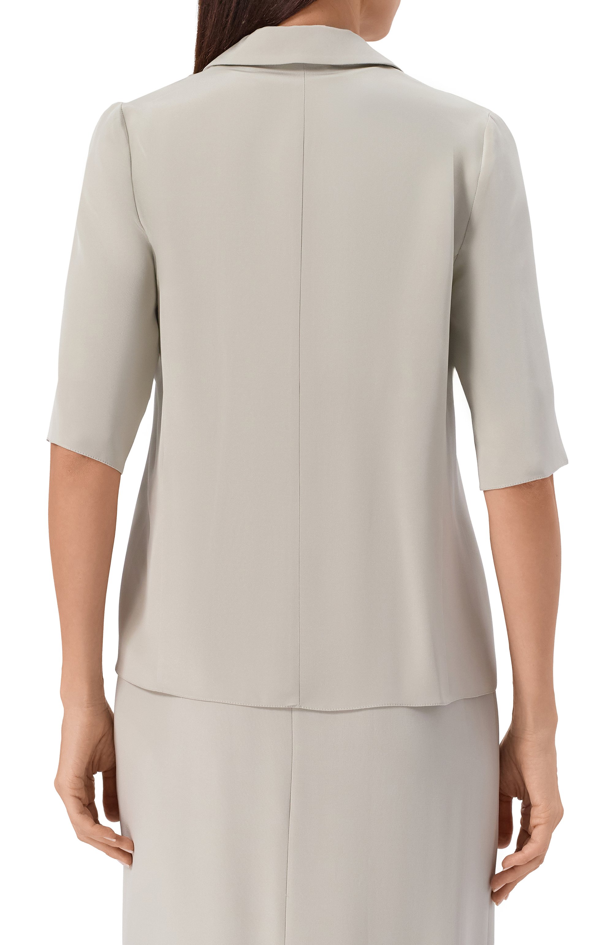 Шелковая блузка 12 STOREEZ, арт. 133936, фото 4