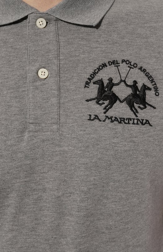 

Хлопковое поло La Martina, Красный