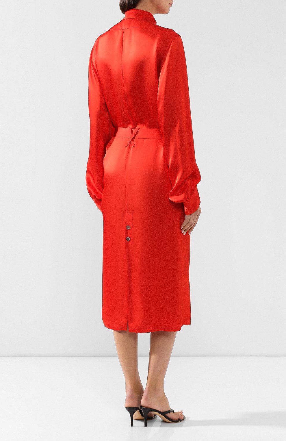 Платье с поясом ANN DEMEULEMEESTER, арт. 2001-2214-P-138-039, фото 4