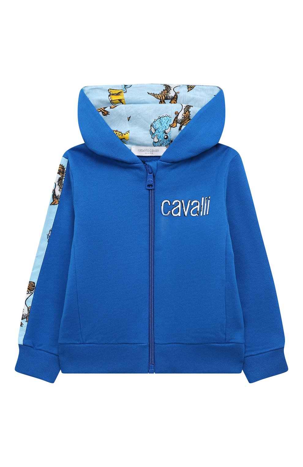 Хлопковая толстовка ROBERTO CAVALLI, арт. QJT918/CF050/06M-12M, фото 1