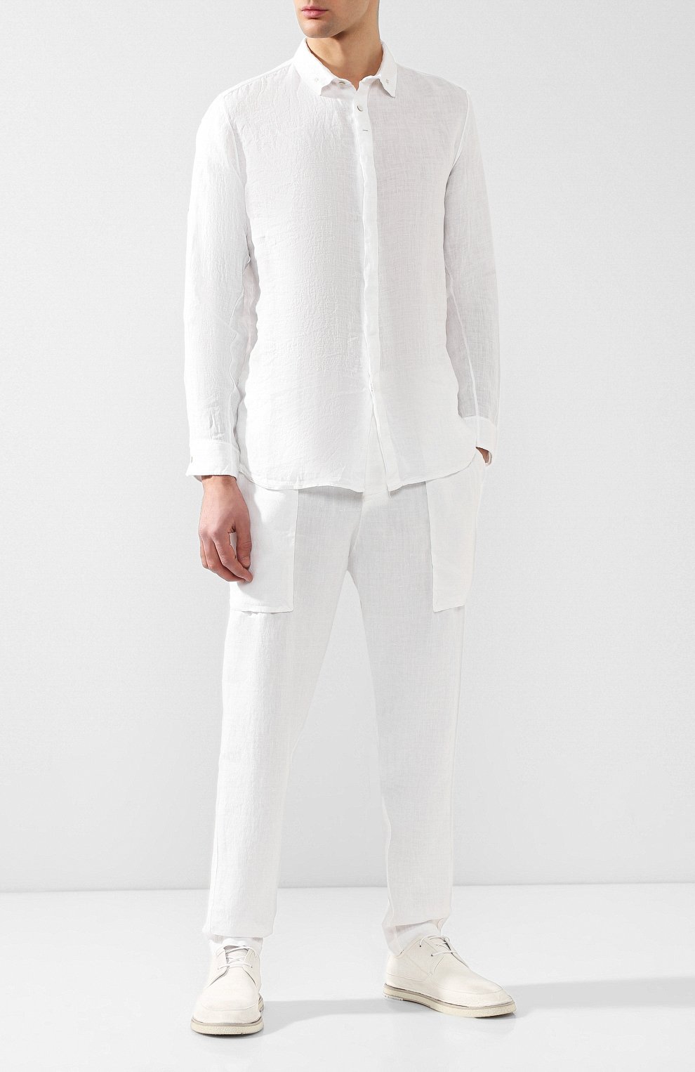 Льняная рубашка TRANSIT, арт. CFUTRHY340, фото 2