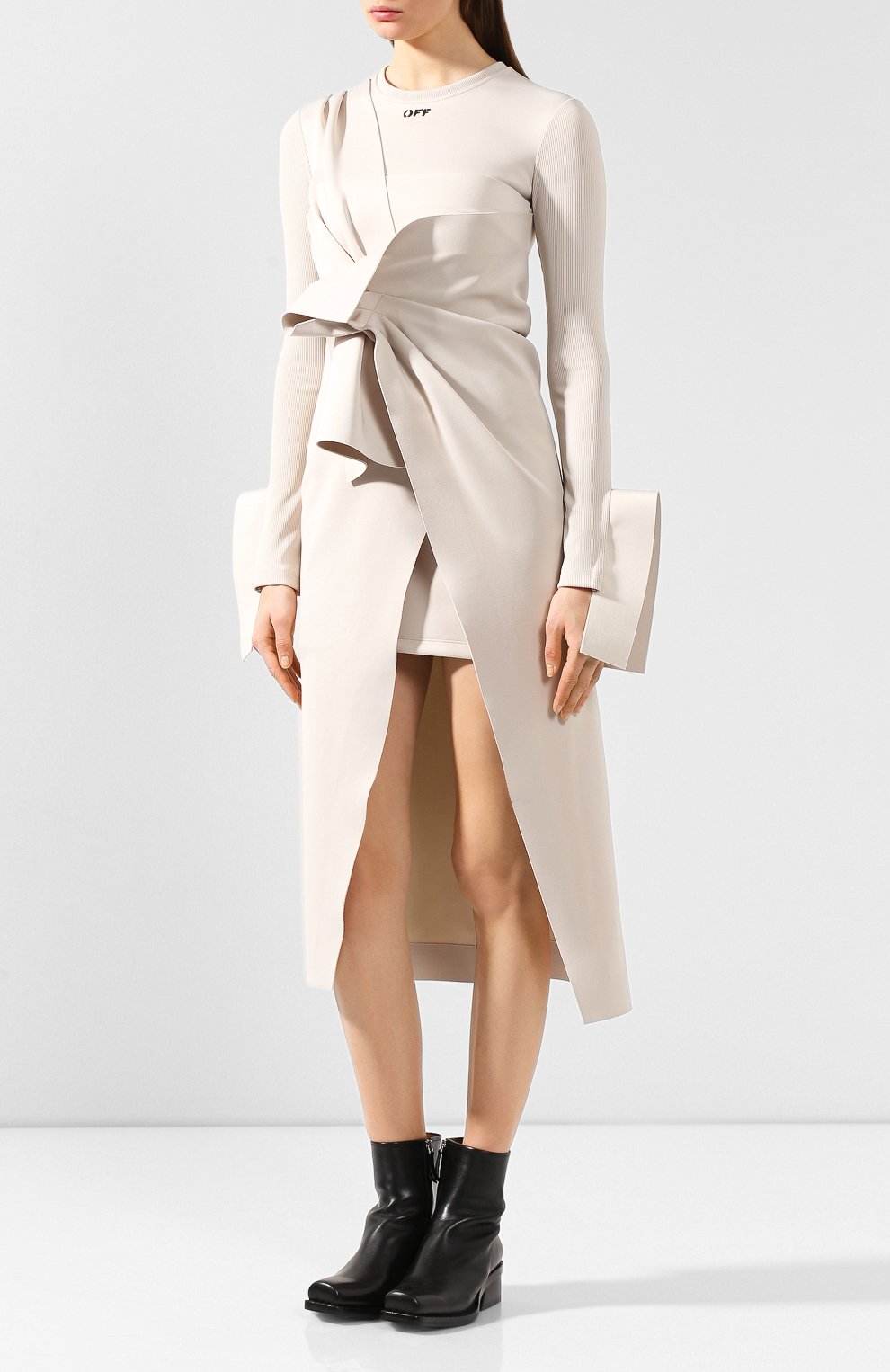 Платье OFF-WHITE, арт. 0WDB190F19G170524810, фото 3