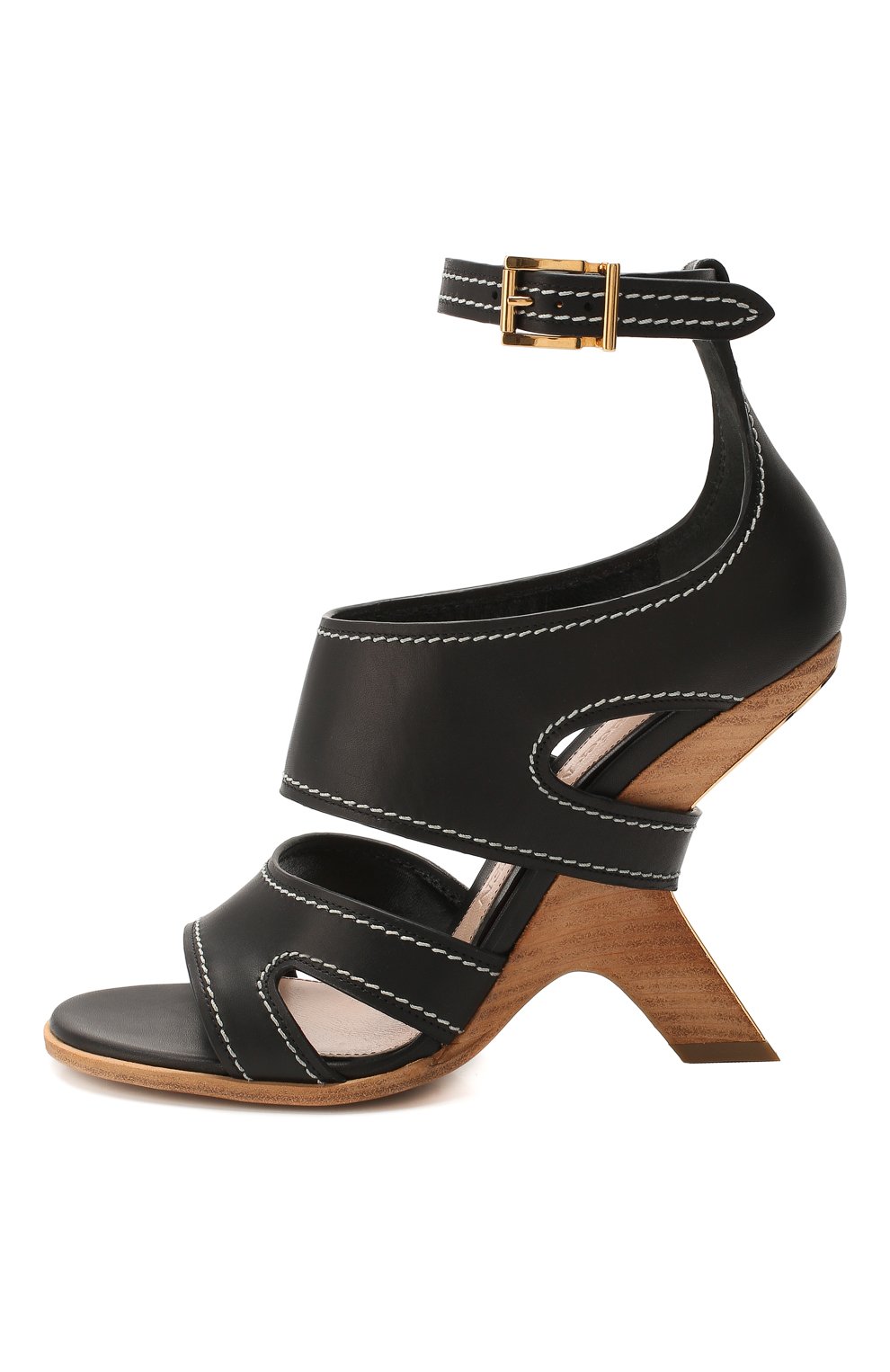Кожаные босоножки ALEXANDER MCQUEEN, арт. 621839/WHXZ7, фото 3