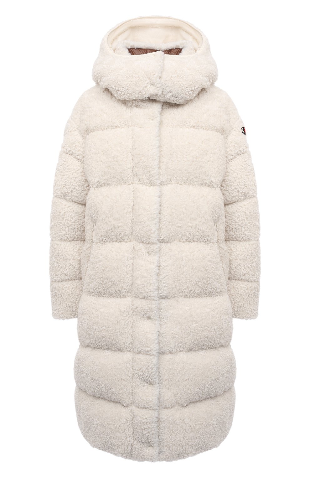 Пуховик hainardia MONCLER молочного цвета по цене 261000 руб., арт. G2-093-1C000-59-54AM6, фото 1 Пуховик hainardia MONCLER, арт. G2-093-1C000-59-54AM6, фото 1