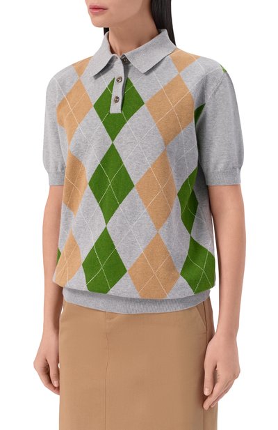 Поло из хлопка и кашемира ADDICTED, арт. AD2601, фото 3