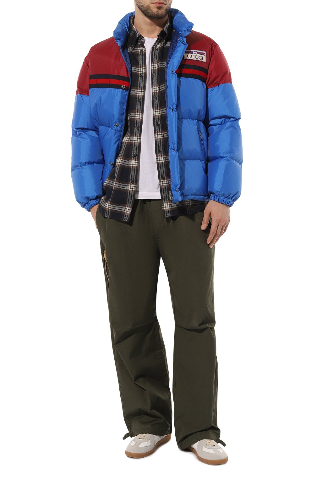 Пуховик GUCCI синего цвета по цене 285120 руб., арт. 673150 Z8AQO, фото 2 Пуховик GUCCI, арт. 673150 Z8AQO, фото 2