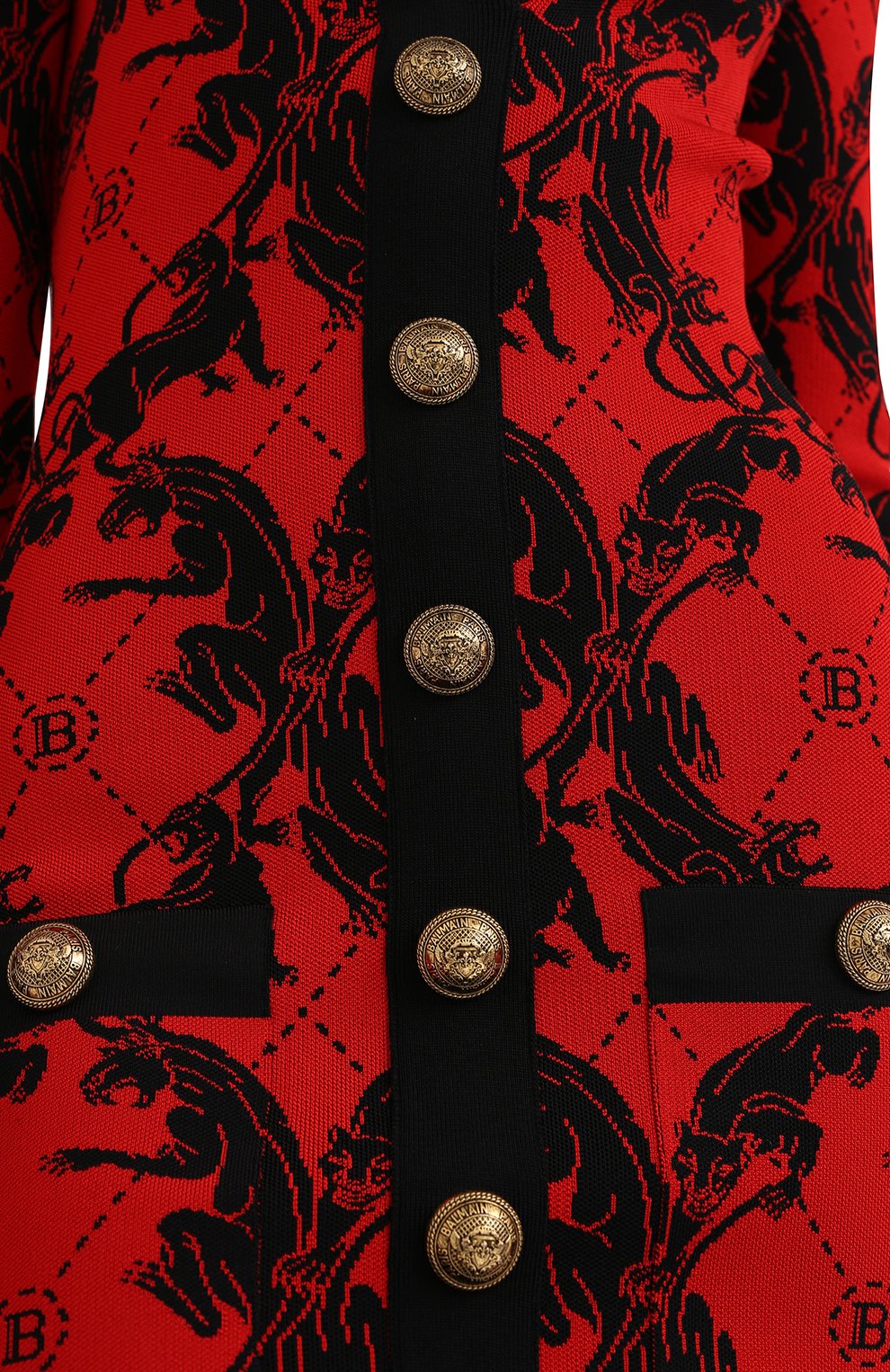 Платье из вискозы BALMAIN, арт. UF16332/K124, фото 5