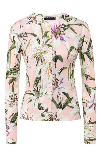 Женский шелковый кардиган DOLCE & GABBANA, арт. FX138Z/JAHGD