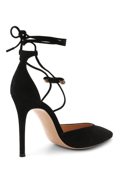 Замшевые туфли GIANVITO ROSSI, арт. G40255.15RIC.CAMNER0, фото 4