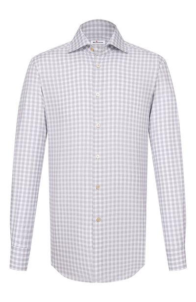 Мужская хлопковая рубашка KITON, арт. UCCH09623