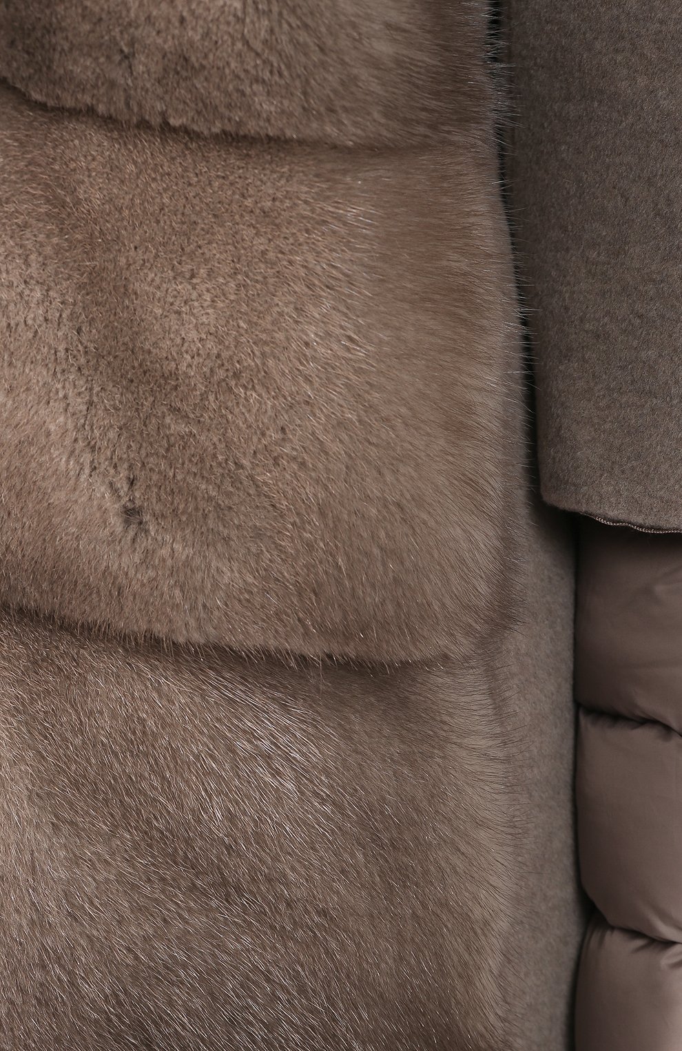 Пальто с меховой отделкой MOORER, арт. ANTI0PE-KAS/A19D170KASH, фото 5