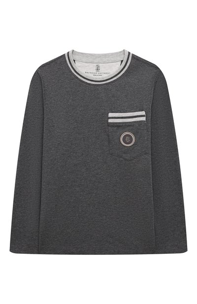 Хлопковый лонгслив BRUNELLO CUCINELLI, арт. B0B13T192A