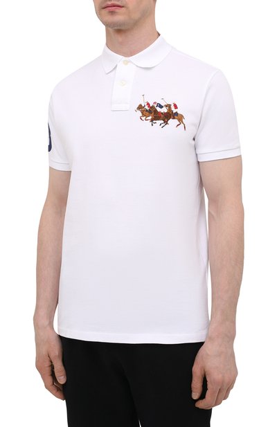 Хлопковое поло POLO RALPH LAUREN, арт. 710814437, фото 3