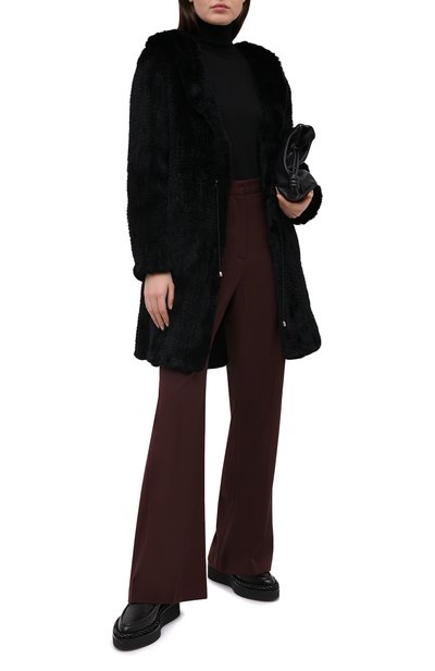 Шуба из меха кролика DROME, арт. DPD5334P/D849, фото 2