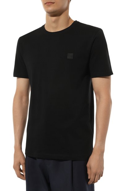 Хлопковая футболка BOSS ORANGE, арт. 50508584, фото 3