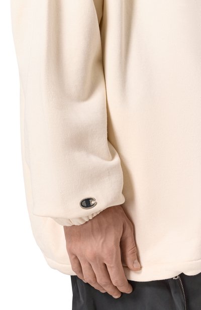 Хлопковая толстовка rick owens x champion jumbo windbreaker RICK OWENS, арт. CM01D0467/CHFE, фото 5