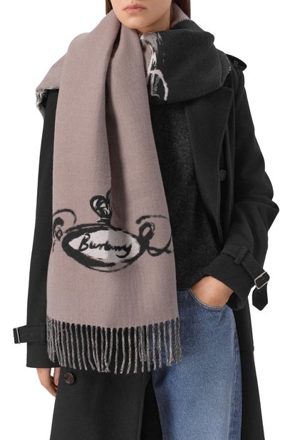 Кашемировый шарф BURBERRY, арт. 8110148, фото 2