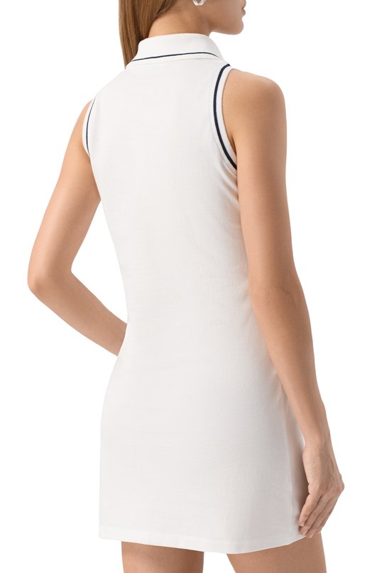 Хлопковое платье Sporty and Rich DR007602231WH01 Белый  DR007602231WH01 Фото 4