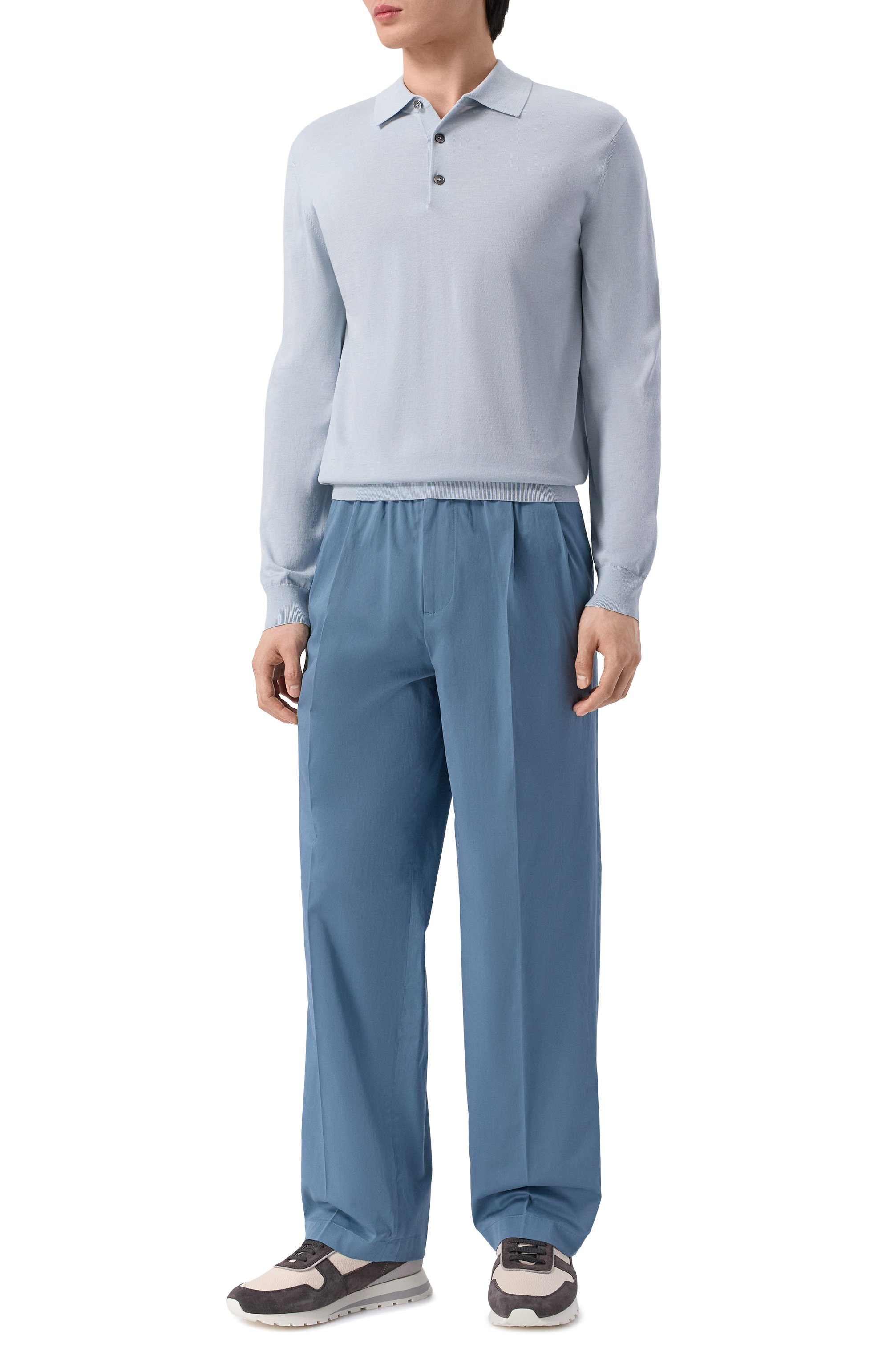 Хлопковые брюки 12 STOREEZ, арт. 135918, фото 2